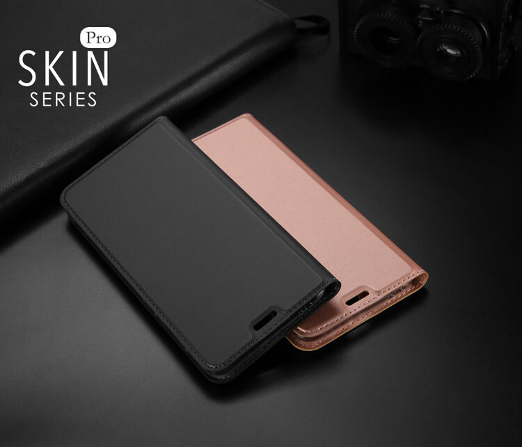 Husă flip Dux Ducis Skin Pro, pentru Honor 10 - albastru închis
