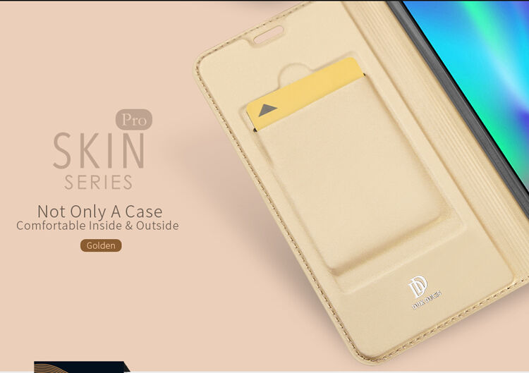 Husă flip Dux Ducis Skin Pro, pentru Honor 10 - gri