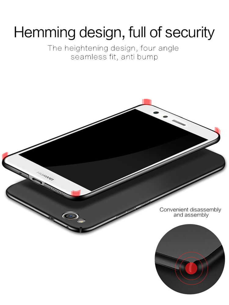 Carcasă Mofi Shield, din plastic, pentru Huawei P10 Lite - negru
