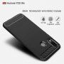 Carcasă din plastic cu textură șlefuită, na Huawei P20 Lite - negru