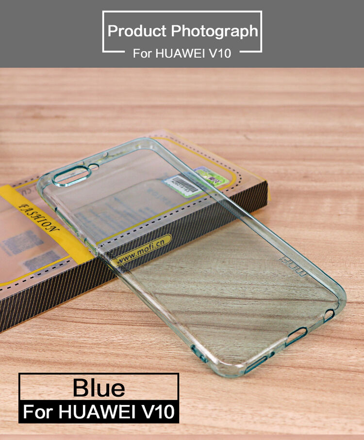 Carcasă subțire Mofi Yin, din plastic transparent, pentru Honor View 10 - gri