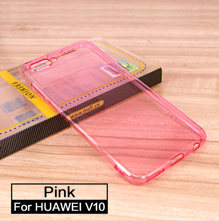 Carcasă subțire Mofi Yin, din plastic transparent, pentru Honor View 10 - gri