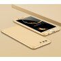 Carcasă mată pentru întreg telefonul, pentru Honor 9 - roz-auriu