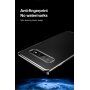 Carcasă Baseus, din plastic transparent, cu ramă, pentru Samsung Galaxy S10 Plus - albastru