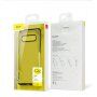 Carcasă Baseus, din plastic transparent, cu ramă, pentru Samsung Galaxy S10 - negru