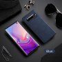 Carcasă X-Level cu suprafață din piele, pentru Samsung Galaxy S10 - negru