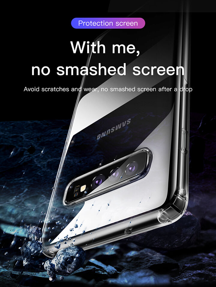 Carcasă de protecție Baseus, din plastic, pentru Samsung Galaxy S10 - transparent