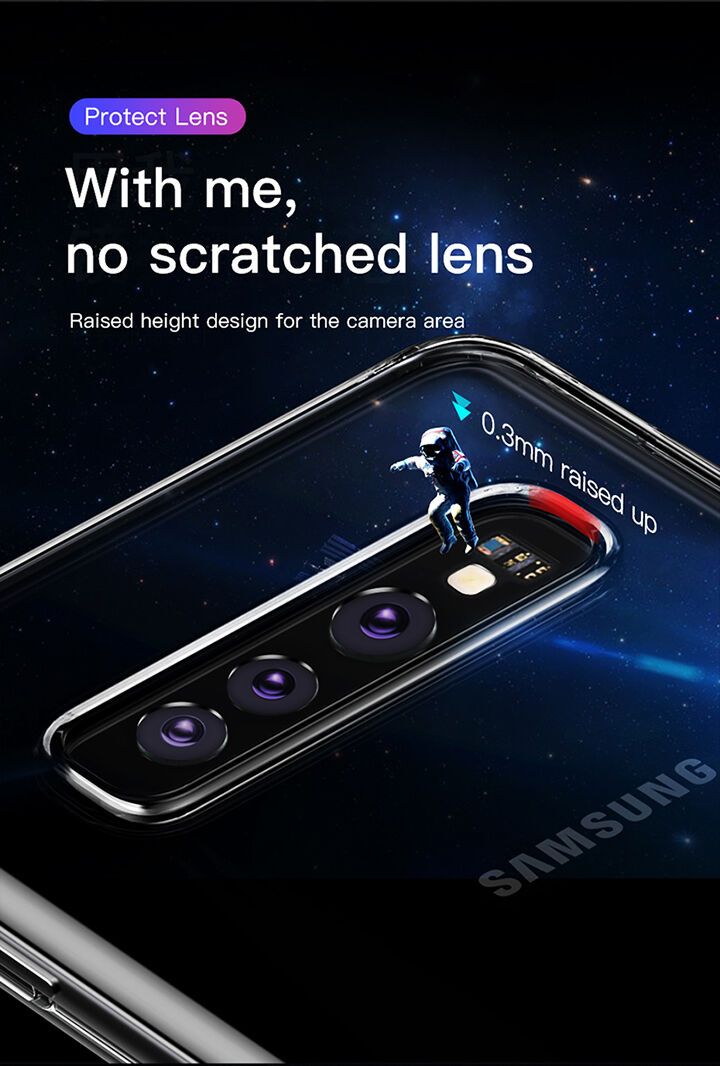 Carcasă de protecție Baseus, din plastic, pentru Samsung Galaxy S10 - transparent