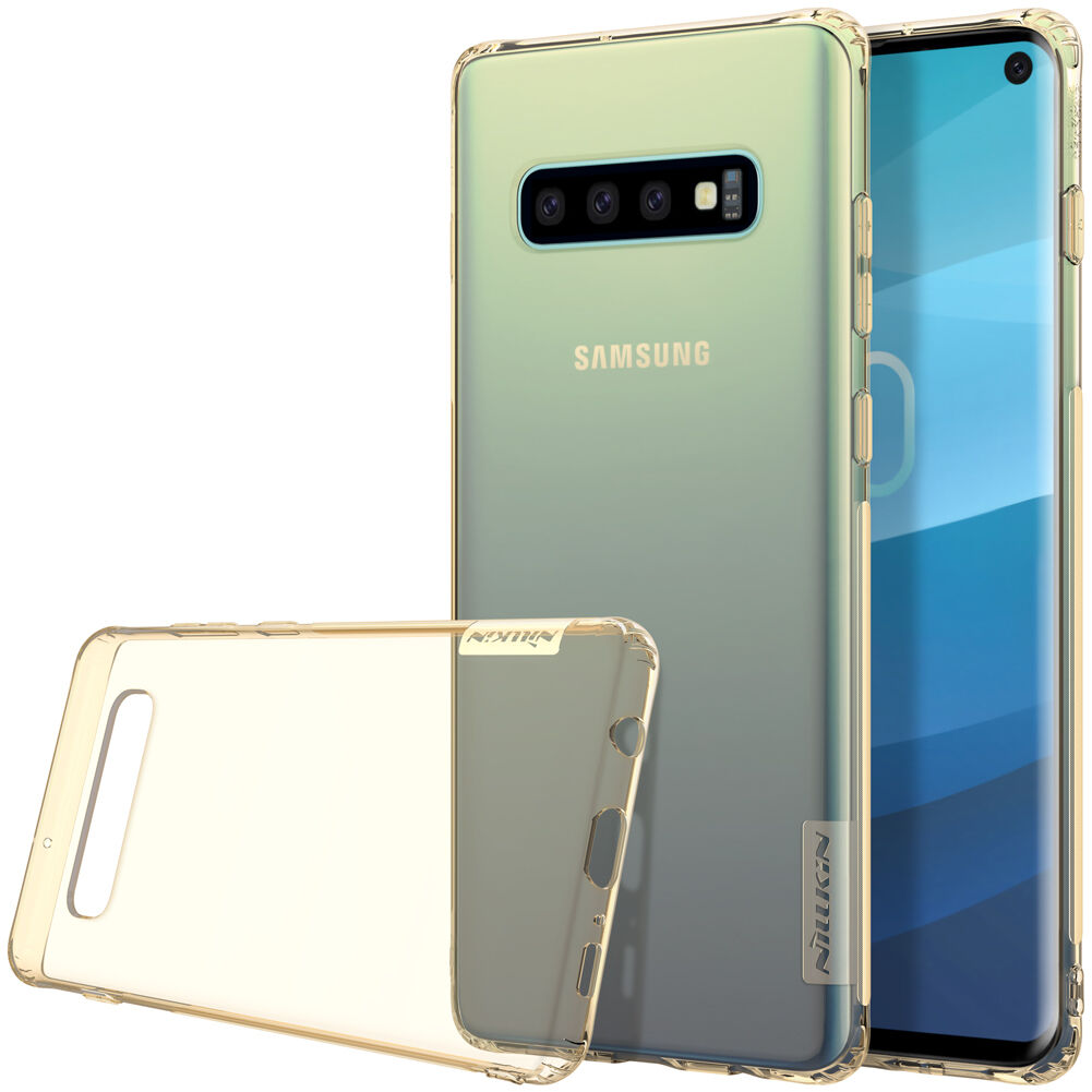 Carcasă Nillkin din plastic moale transparent, pentru Samsung Galaxy S10 - alb