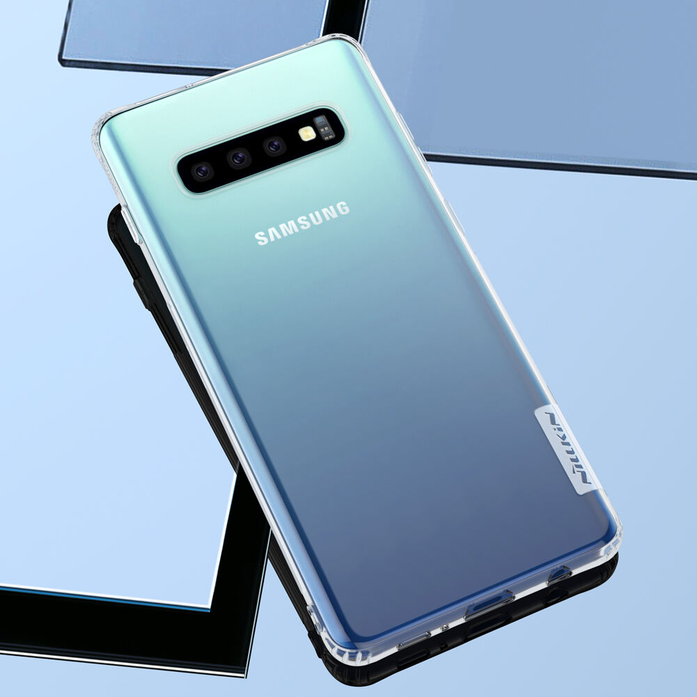 Carcasă Nillkin din plastic moale transparent, pentru Samsung Galaxy S10 - alb Carcasă Nillkin din plastic moale transparent, pentru Samsung Galaxy S10 - alb