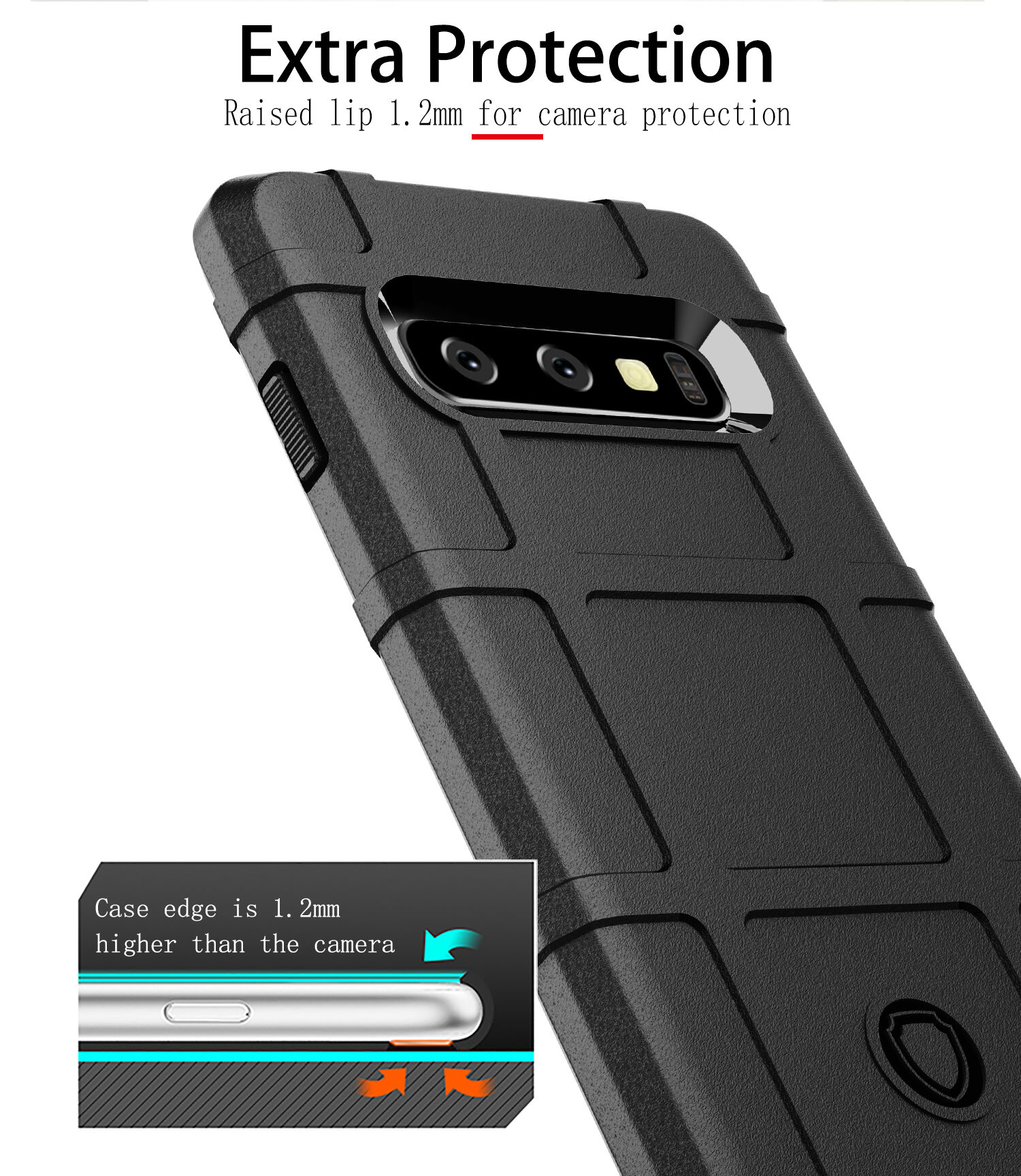 Carcasă antișoc, pentru Samsung Galaxy S10 - albastru închis