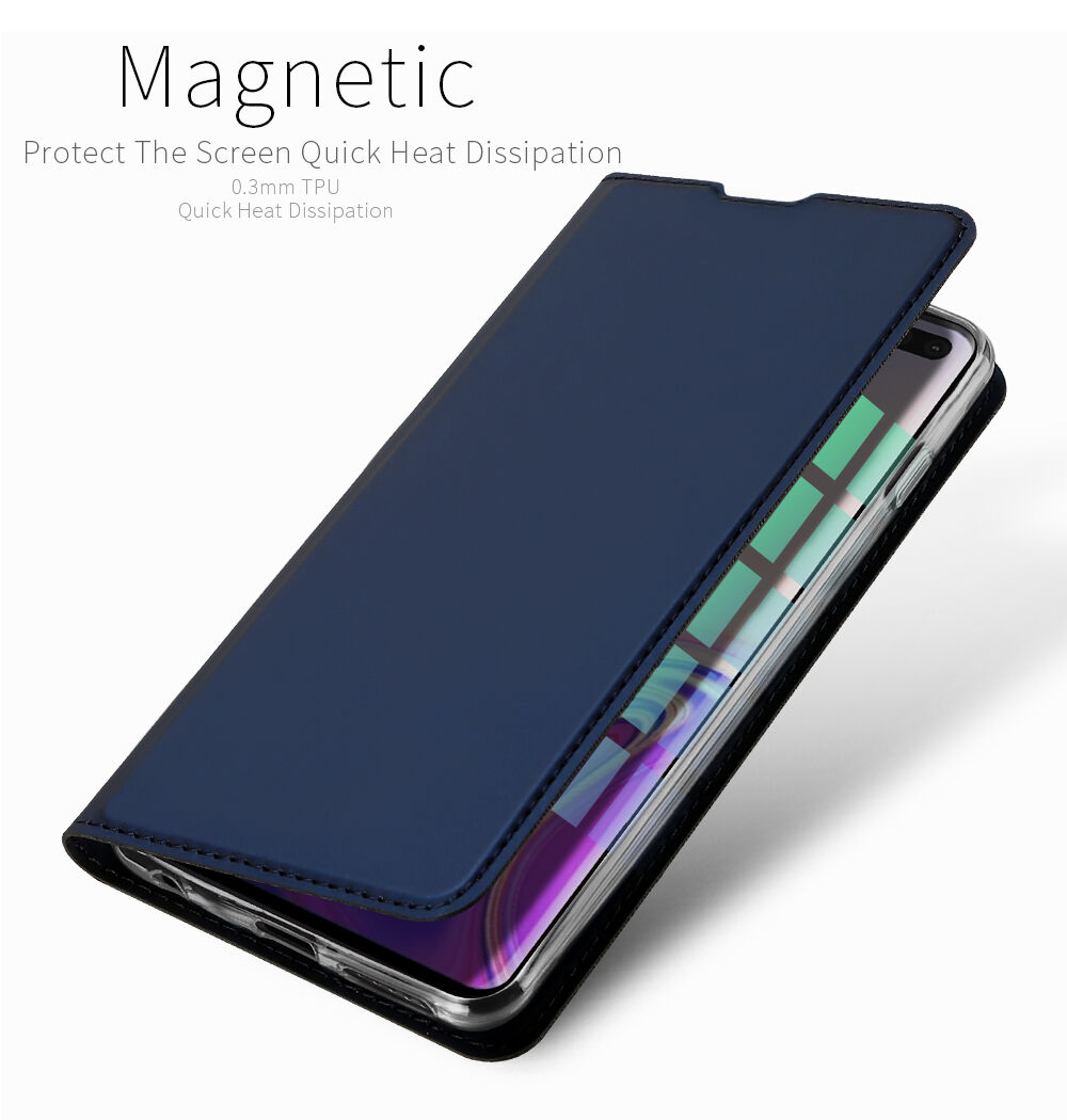 Husă flip Dux Ducis Skin Pro, pentru Samsung Galaxy S10 Plus - negru
