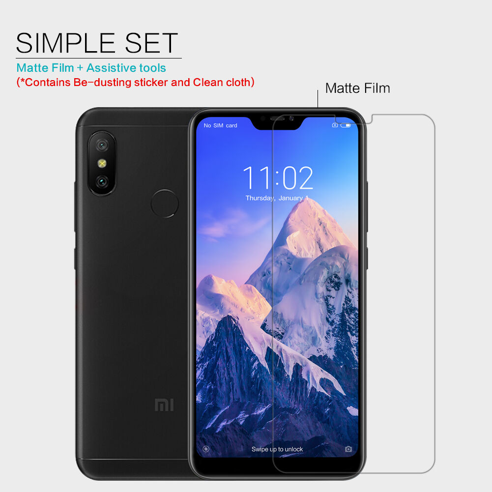 Folie mată de protecție Nillkin, împotriva zgârierii, pentru Xiaomi Mi A2 Lite