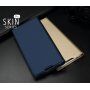 Husă din piele Dux Ducis, cu buzunar de carduri, pentru Xiaomi Redmi Note 7 - roz-auriu