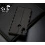 Husă din piele Dux Ducis, cu buzunar de carduri, pentru Xiaomi Redmi Note 7 - roz-auriu