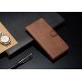Husă flip LC.imeeke, din piele, pentru Xiaomi Redmi Note 6 Pro - cafeniu
