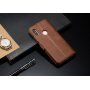 Husă flip LC.imeeke, din piele, pentru Xiaomi Redmi Note 6 Pro - cafeniu