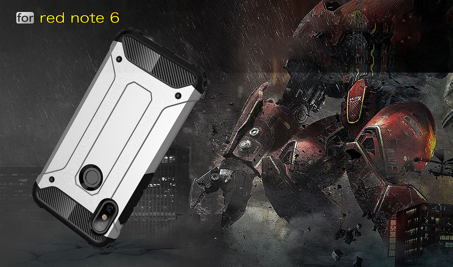 Carcasă super rezistentă Armor, pentru Xiaomi Redmi Note 6 Pro - albastru