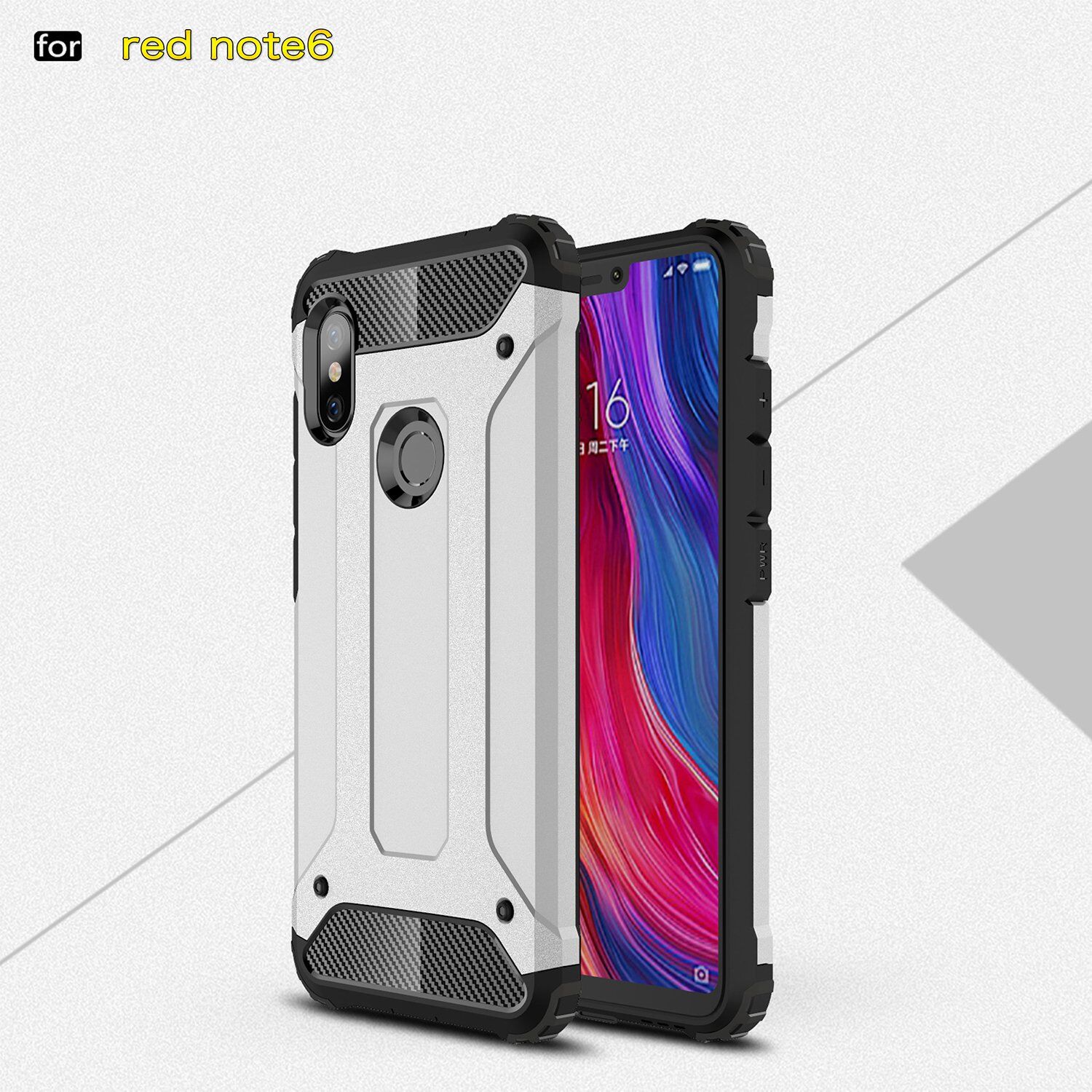Carcasă super rezistentă Armor, pentru Xiaomi Redmi Note 6 Pro - albastru Carcasă super rezistentă Armor, pentru Xiaomi Redmi Note 6 Pro - albastru