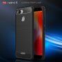 Carcasă de protecție cu textură șlefuită, pentru Xiaomi Redmi 6 - roșu