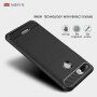 Carcasă de protecție cu textură șlefuită, pentru Xiaomi Redmi 6 - roșu
