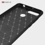 Carcasă de protecție cu textură șlefuită, pentru Xiaomi Redmi 6 - roșu
