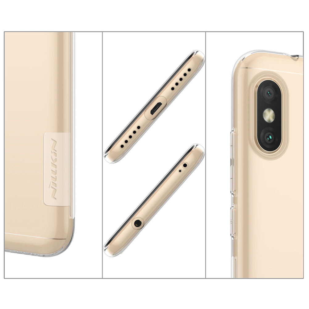 Carcasă de protecție Nillkin, moale, pentru Xiaomi Mi A2 Lite - 0,6 mm - transparent
