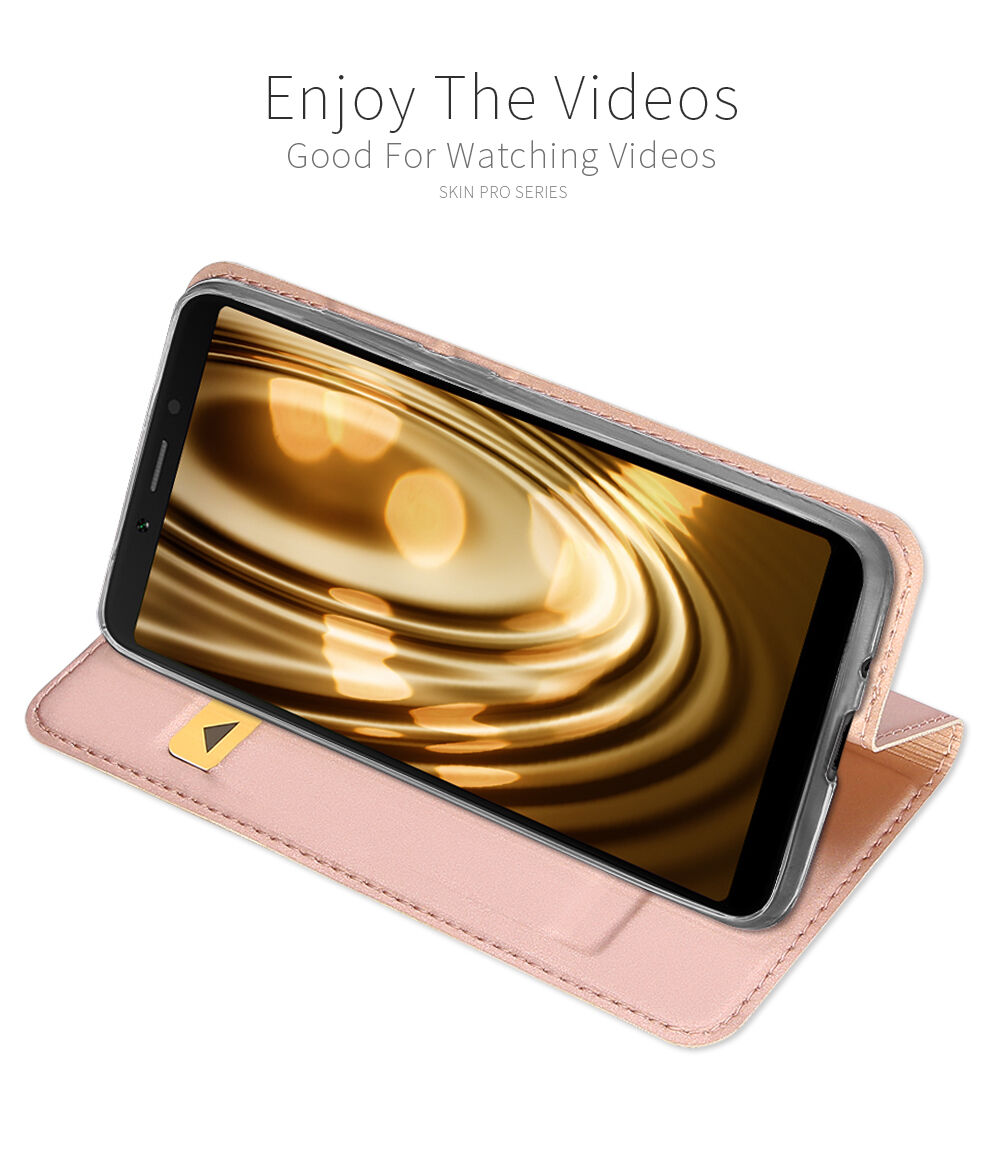Husă de protecție Dux Ducis, din piele, pentru Xiaomi Redmi 6 - albastru închis