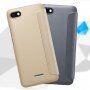 Husă de protecție Nillkin, din piele, cu fereastră, pentru Xiaomi Redmi 6 - gri