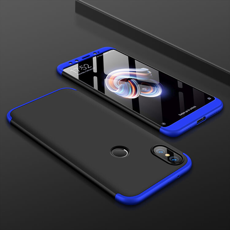 Husă de protecție GKK, de spate și față, pentru Xiaomi Mi A2 - auriu