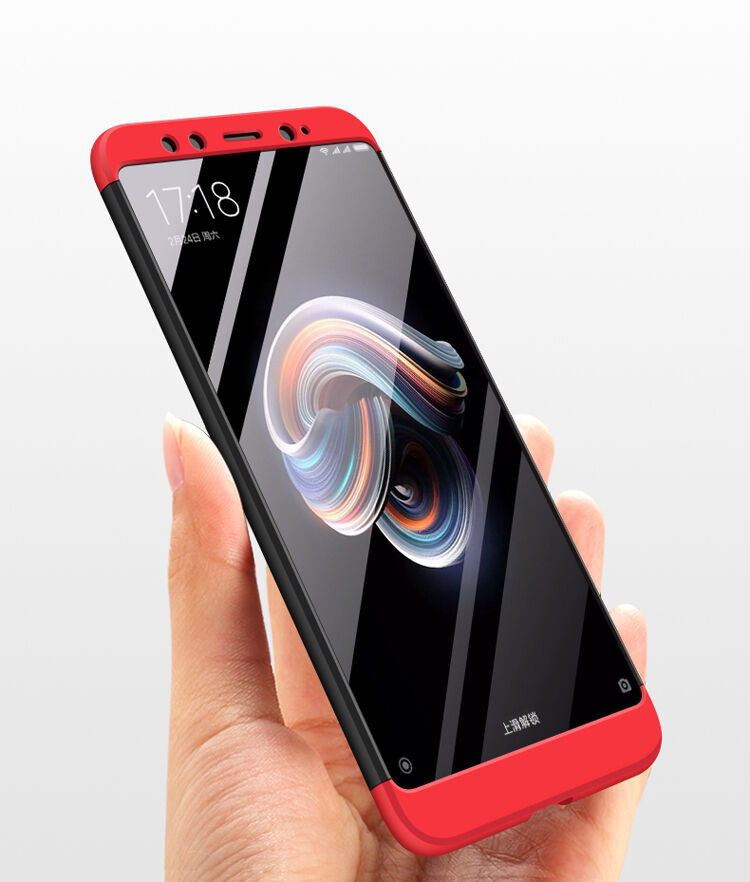Husă de protecție GKK, de spate și față, pentru Xiaomi Mi A2 - roz-auriu
