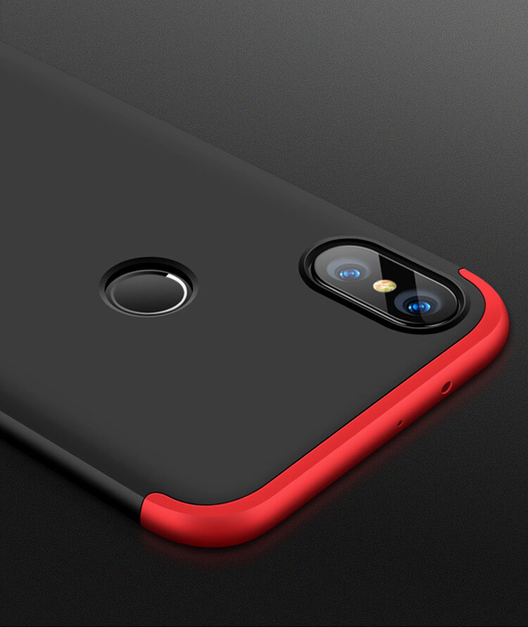 Husă de protecție GKK, de spate și față, pentru Xiaomi Mi A2 - roz-auriu