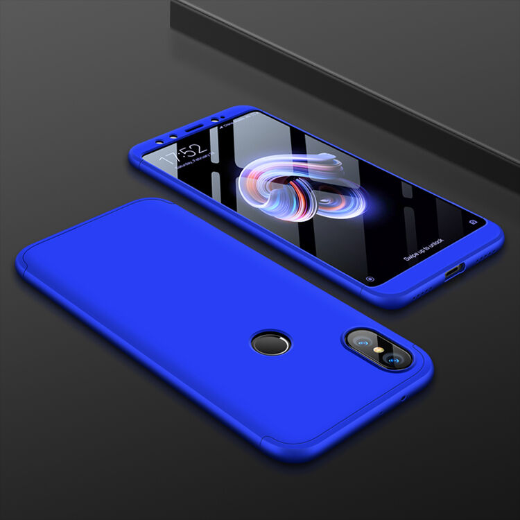 Husă de protecție GKK, de spate și față, pentru Xiaomi Mi A2 - roz-auriu