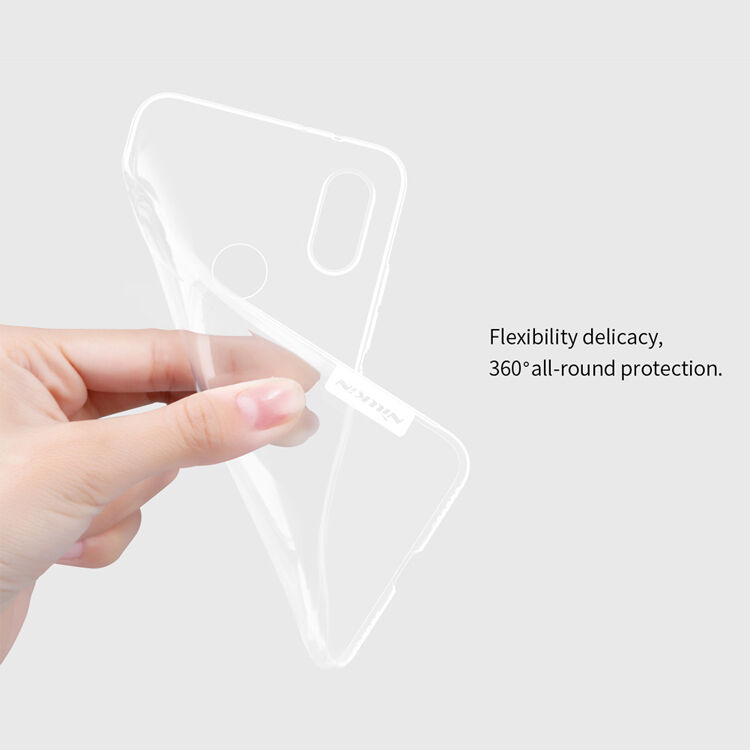Husă de protecție Nillkin, subțire transparentă, pentru Xiaomi Mi A2 - transparent