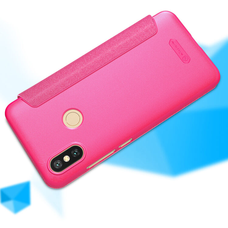 Husă de protecție Nillkin, cu fereastră, pentru Xiaomi Mi A2 - negru
