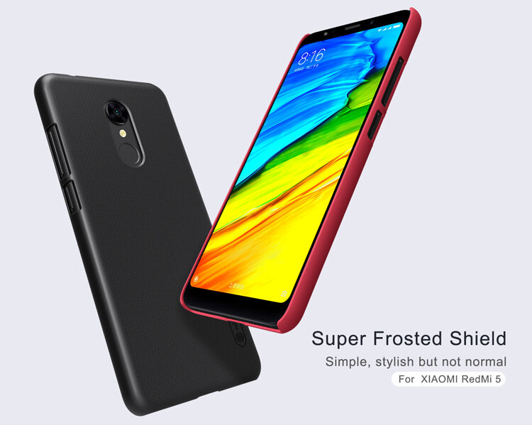 Carcasă de protecție Nillkin, striată, pentru Xiaomi Redmi 5 - auriu
