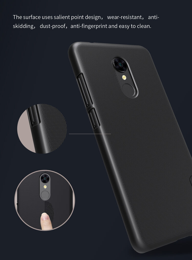 Carcasă de protecție Nillkin, striată, pentru Xiaomi Redmi 5 - auriu