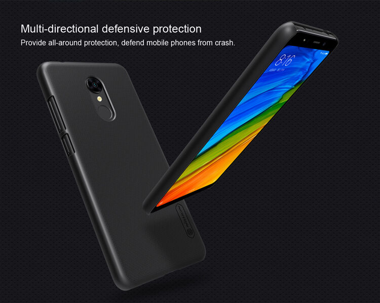 Carcasă de protecție Nillkin, striată, pentru Xiaomi Redmi 5 - auriu
