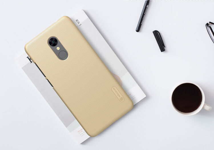 Carcasă de protecție Nillkin, striată, pentru Xiaomi Redmi 5 - auriu