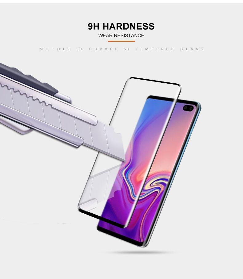Sticlă durificată 3D Mocolo pentru Samsung Galaxy S10 Plus - negru
