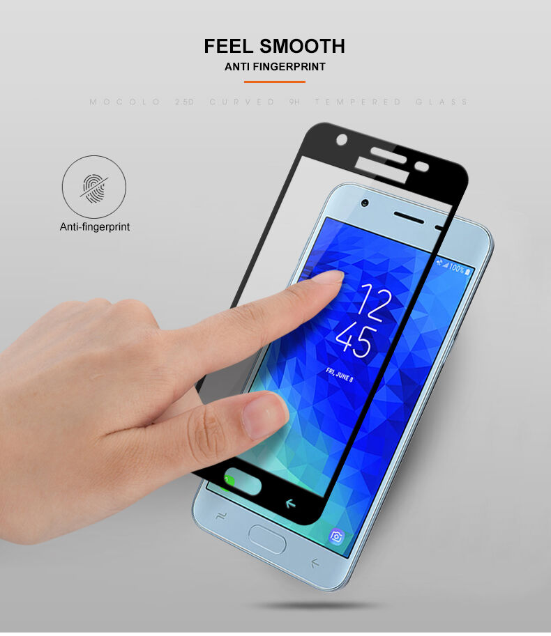 Sticlă durificată 3D Mocolo pentru Samsung Galaxy J3 (2018) - negru