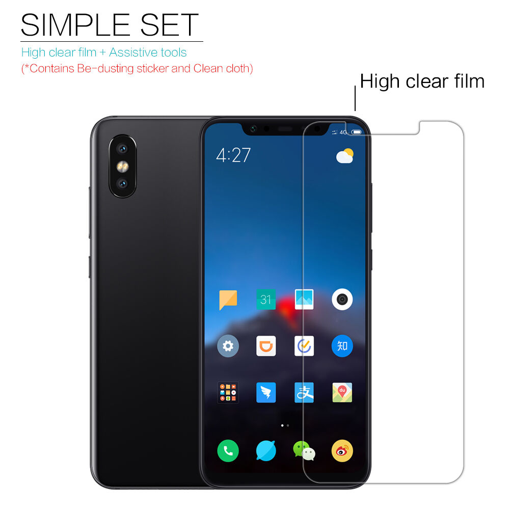 Folie de protecție Nillkin pentru Xiaomi Mi 8 - transparent