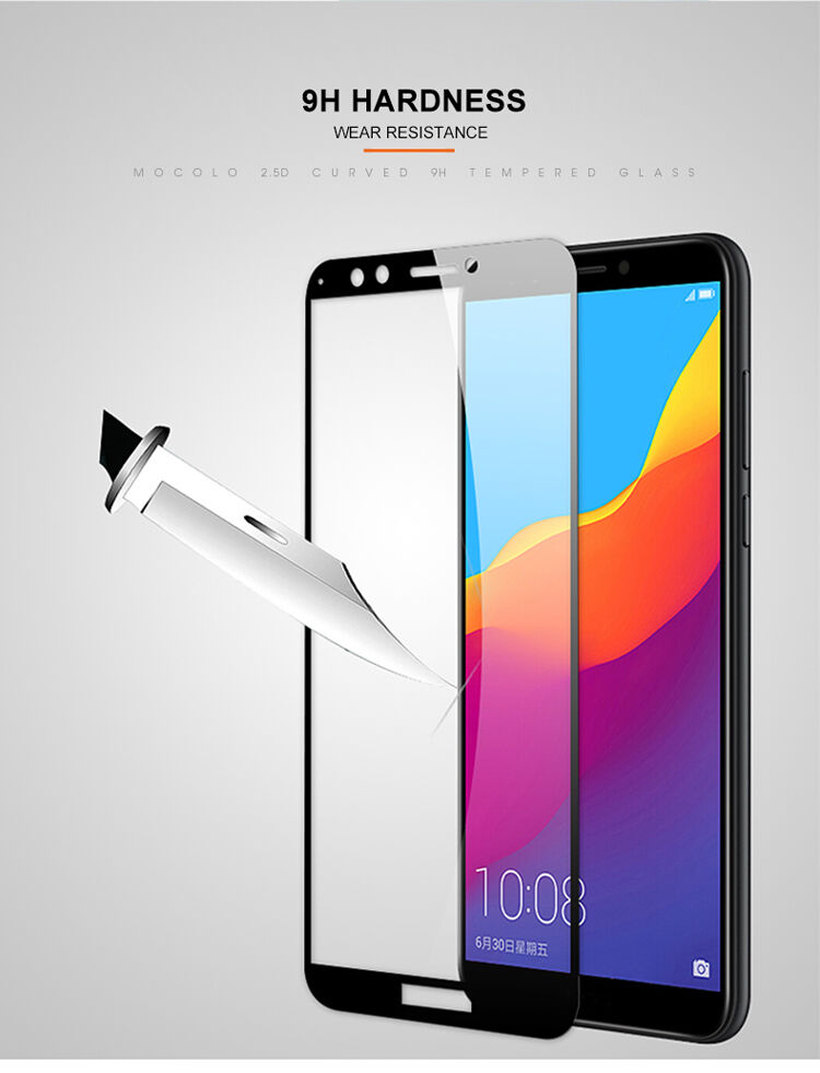 Sticlă durificată 3D Mocolo pentru Honor 7A / 7S - alb