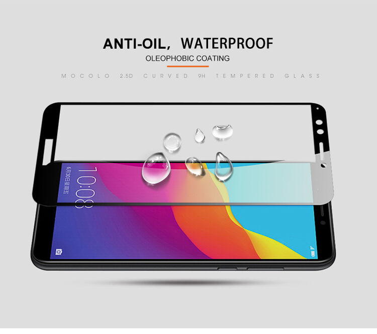 Sticlă durificată 3D Mocolo pentru Honor 7A / 7S - alb