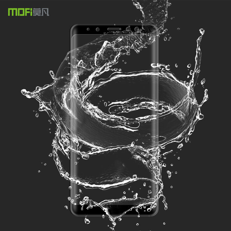 Sticlă durificată 3D Mofi pentru Samsung A8 Plus (2018) - transparent