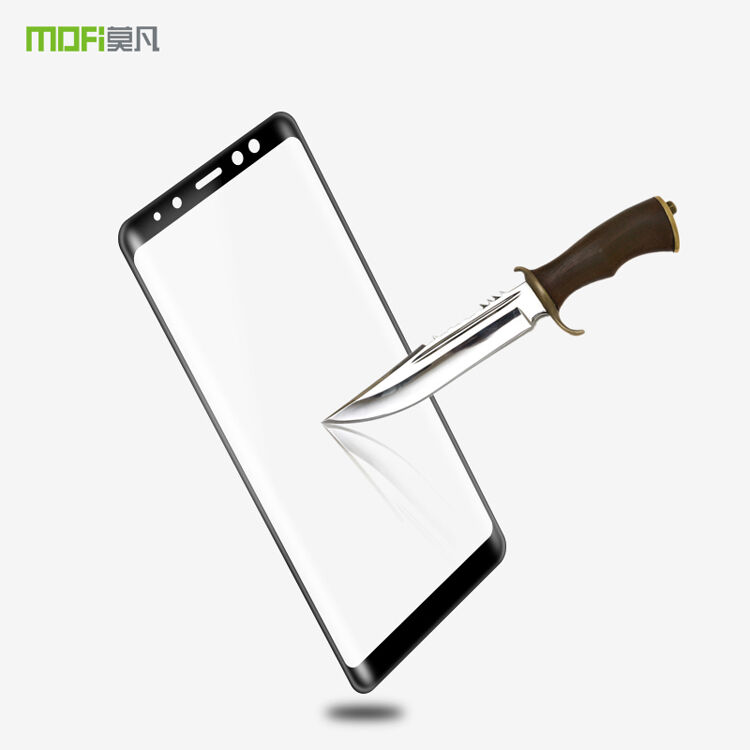 Sticlă durificată 3D Mofi pentru Samsung A8 Plus (2018) - transparent