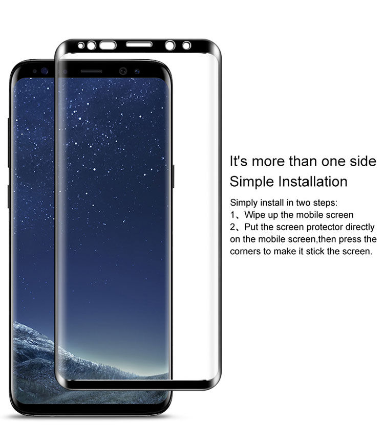 Sticlă durificată 3D Imak pentru Samsung Galaxy S9 Plus - transparent