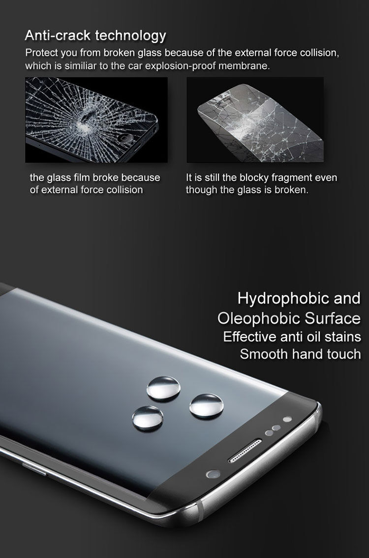 Sticlă durificată 3D Imak pentru Samsung Galaxy S9 Plus - transparent