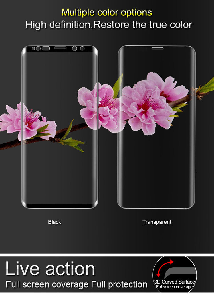 Sticlă durificată 3D Imak pentru Samsung Galaxy S9 Plus - transparent Sticlă durificată 3D Imak pentru Samsung Galaxy S9 Plus - transparent