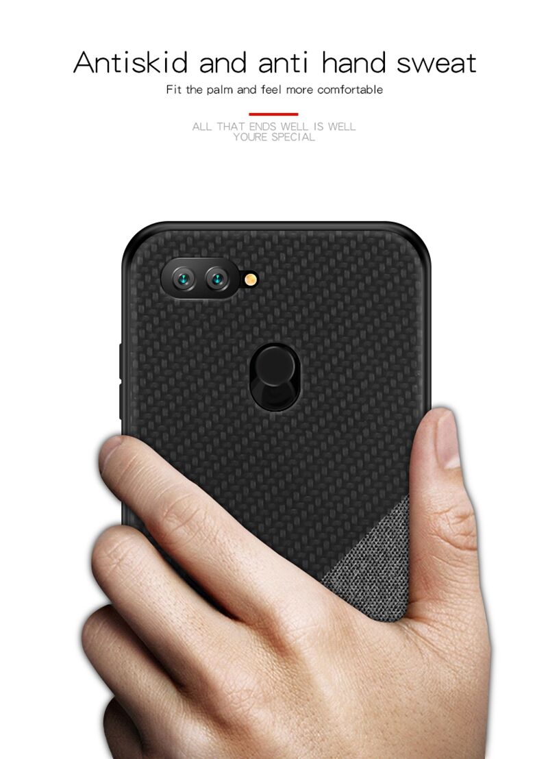 Carcasă Mofi antiderapantă pentru Xiaomi Mi 8 Lite - negru